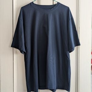 Lululemon Athletica Dark Blue Short Sleeve T-Shirt - Men's XL